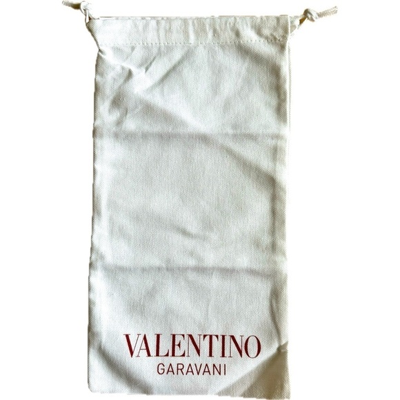 🆕 Valentino - 13”x6” canvas dust bag - Picture 1 of 3